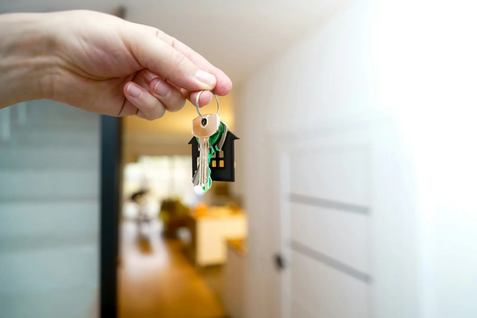 Remise des clés d'un logement à l'entrée